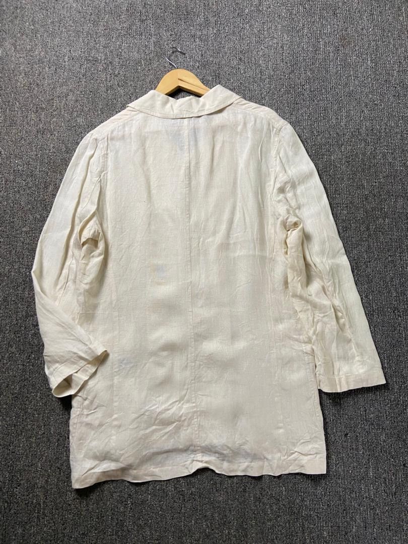 Japanese Brand Maurizio Baldassari Milano Linen Buttoned Jacket (204) Size US S / EU 44-46 / 1 - 2 Thumbnail
