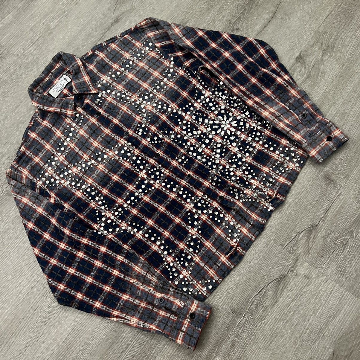 Vale Vale Forever Valley Dreams Rhinestone Flannel USA Size US S / EU 44-46 / 1 - 1 Thumbnail