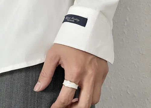 Designer × Vintage Vintage liquid texture ring Size ONE SIZE - 3 Thumbnail