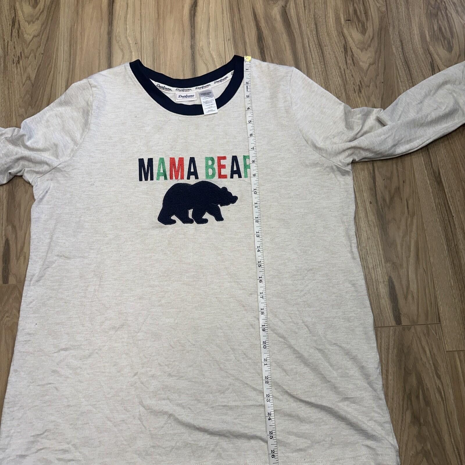 Other Womens Dearfoam Cozy Comfort Mama Bear Sleepwear Shirt 12/14 Size ONE SIZE - 6 Thumbnail