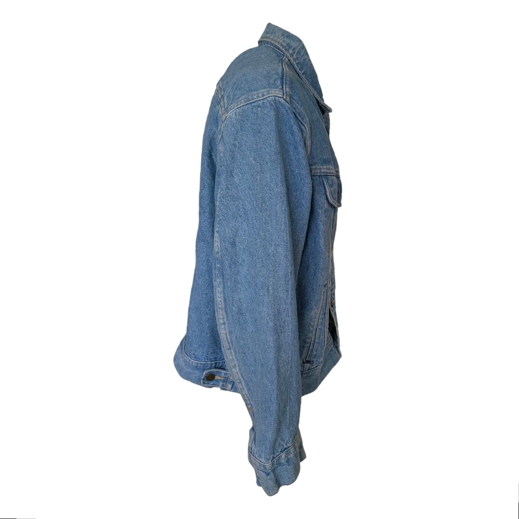 Lee Lee Denim Jacket – 46R – Vintage 1990s – Light Blue – USA/Mexico – Men’s Jacket Size US S / EU 44-46 / 1 - 2 Thumbnail