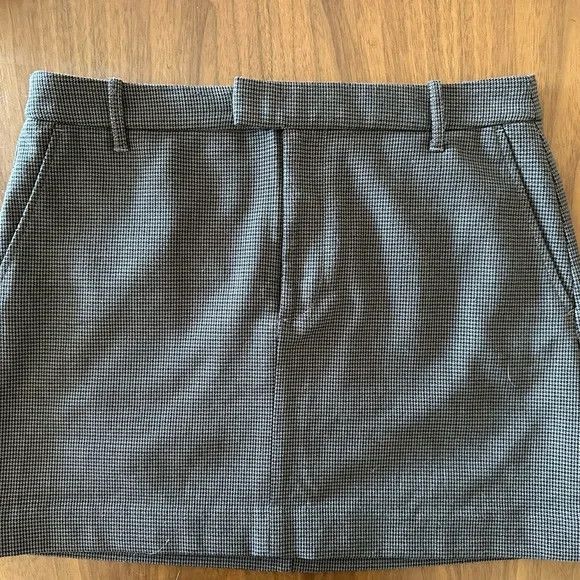 Gap GAP Black and Gray Mini Skirt Size 28" / US 6 / IT 42 - 1 Thumbnail