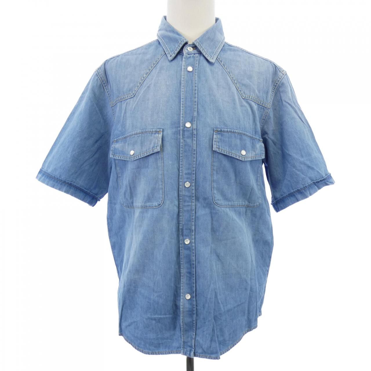 Gucci Gucci Gucci Short Sleeve Shirt Textile Tops 729938XDCC2 DUTY FREE for USA Size ONE SIZE - 1 Thumbnail