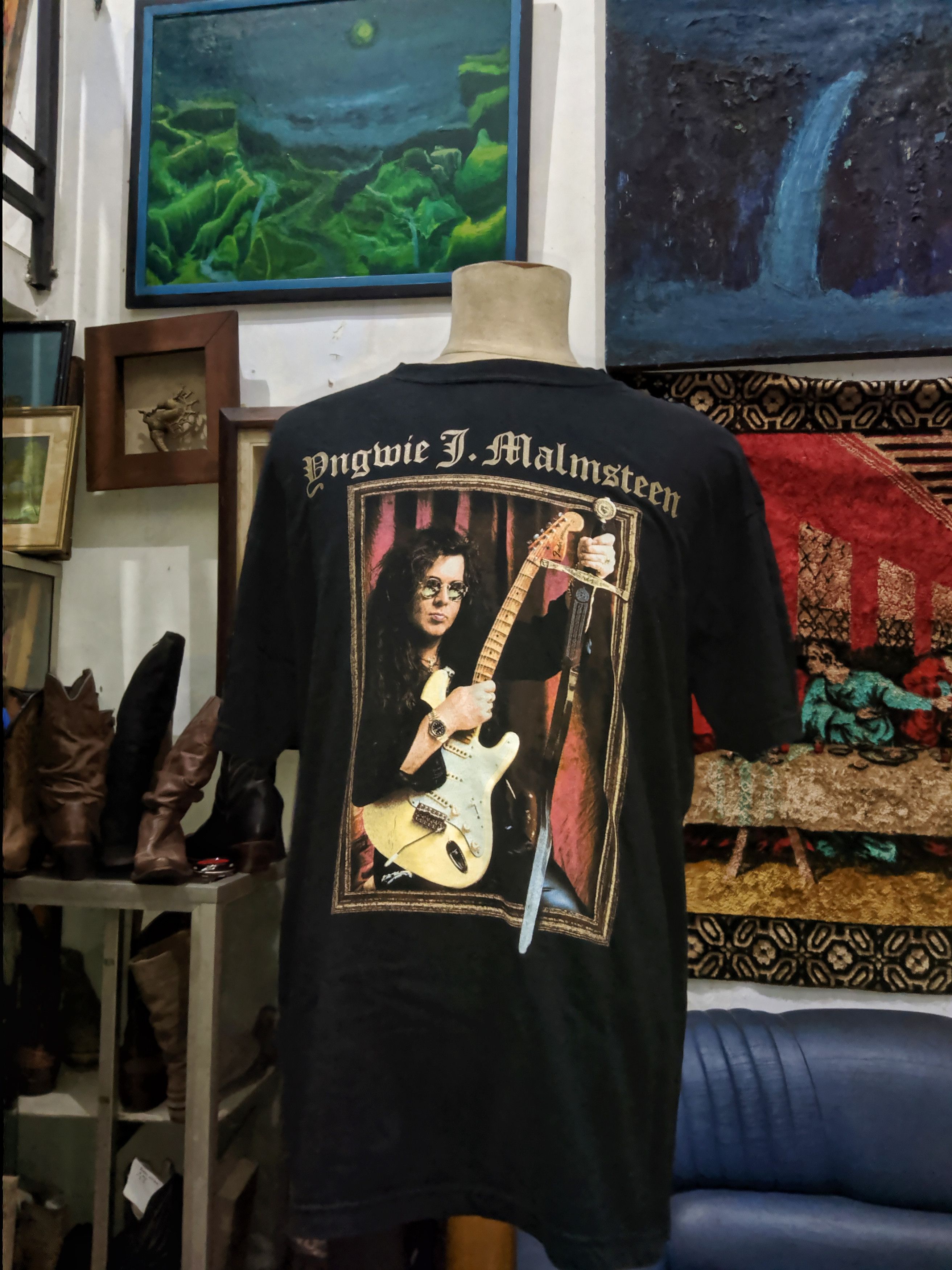 Anvil × Band Tees 🎉 YNGWIE MALMSTEEN L 🎉 Size US L / EU 52-54 / 3 - 2 Thumbnail