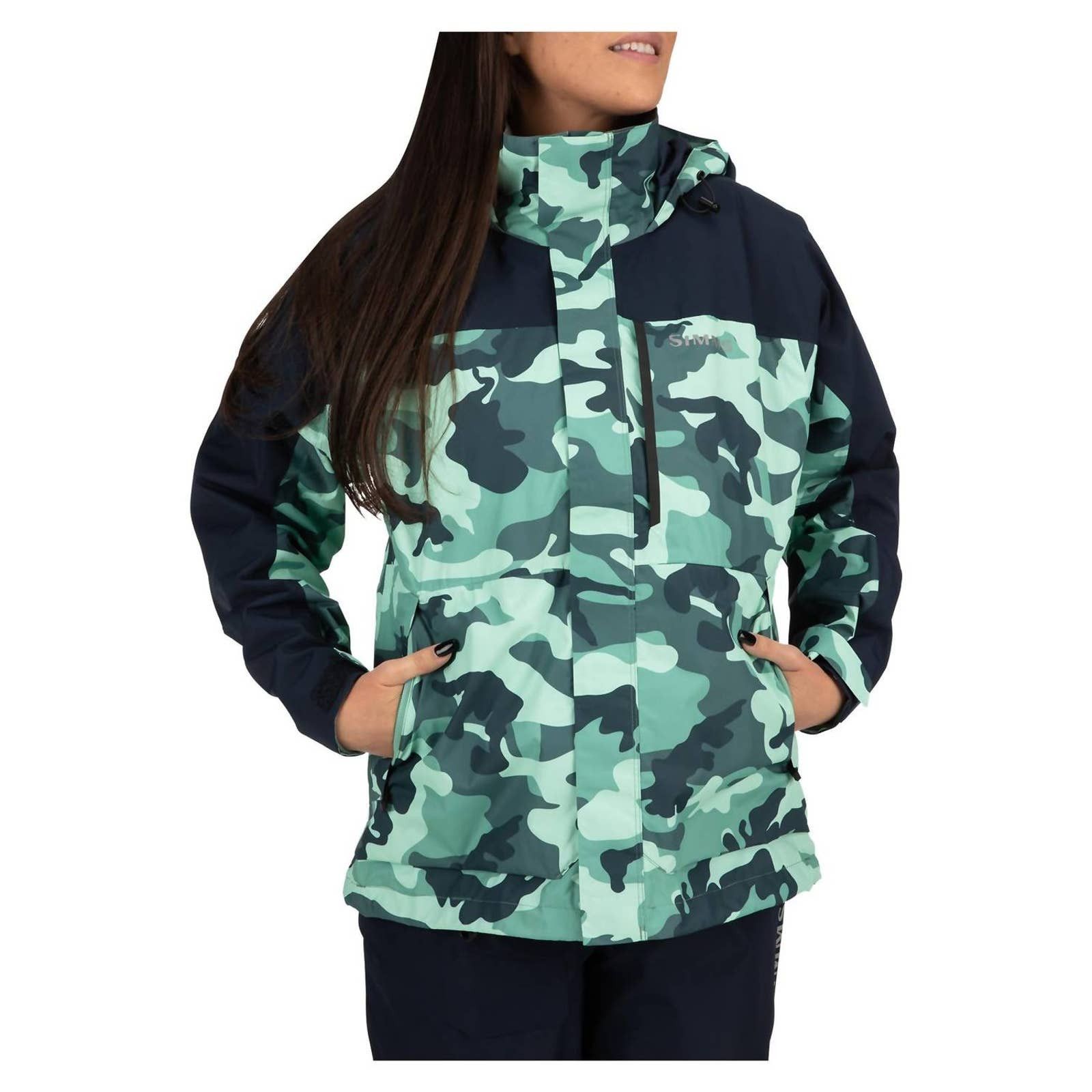 Simms Challenger Fishing Jacket In Woodland Camo Avalon Grailed