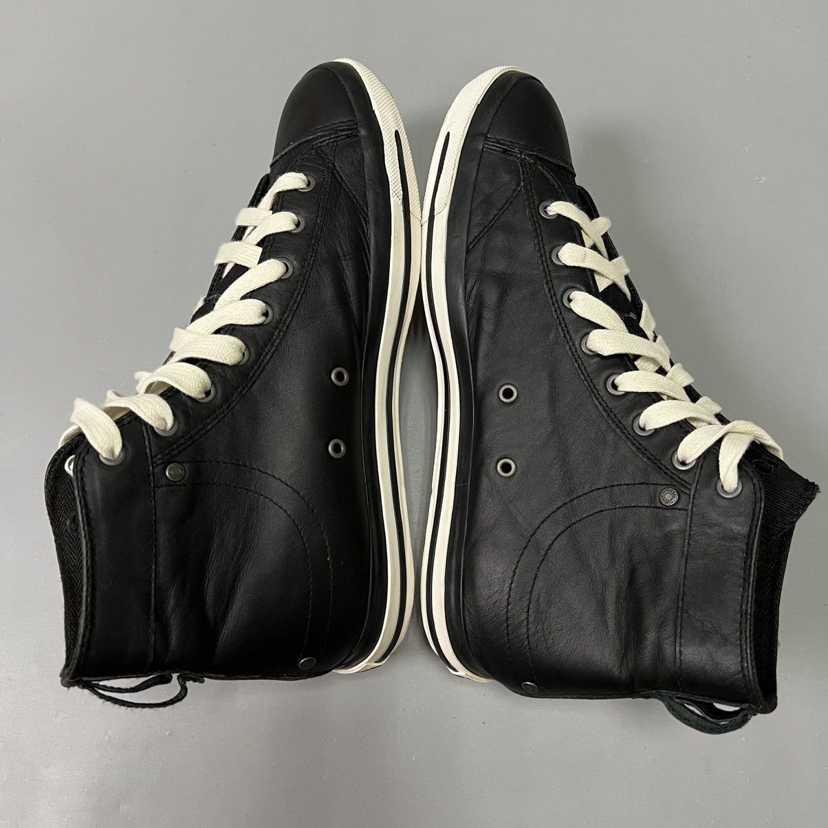 Diesel Diesel Avant Garde Leather Shoes y2k high trainers vintage Size US 12 / EU 45 - 11 Thumbnail