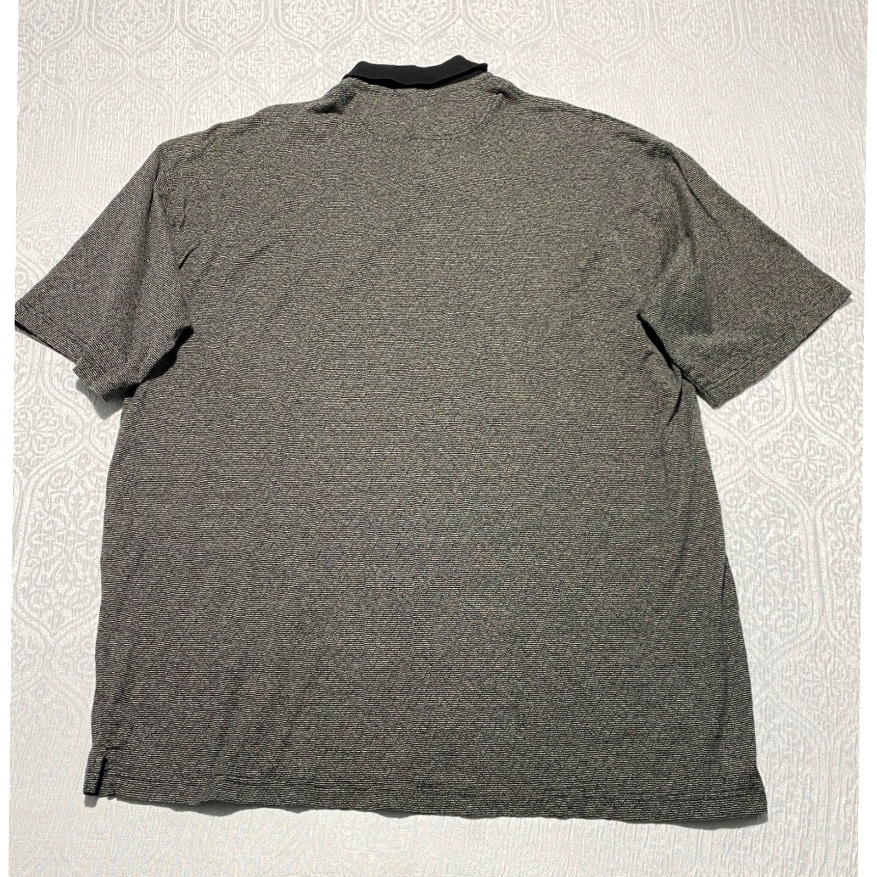 Vintage Sahara Gold Collection Polo Shirt Mens 2XL Cotton Gray Stripe Short Sleeve Collared Button Size US XXL / EU 58 / 5 - 2 Thumbnail