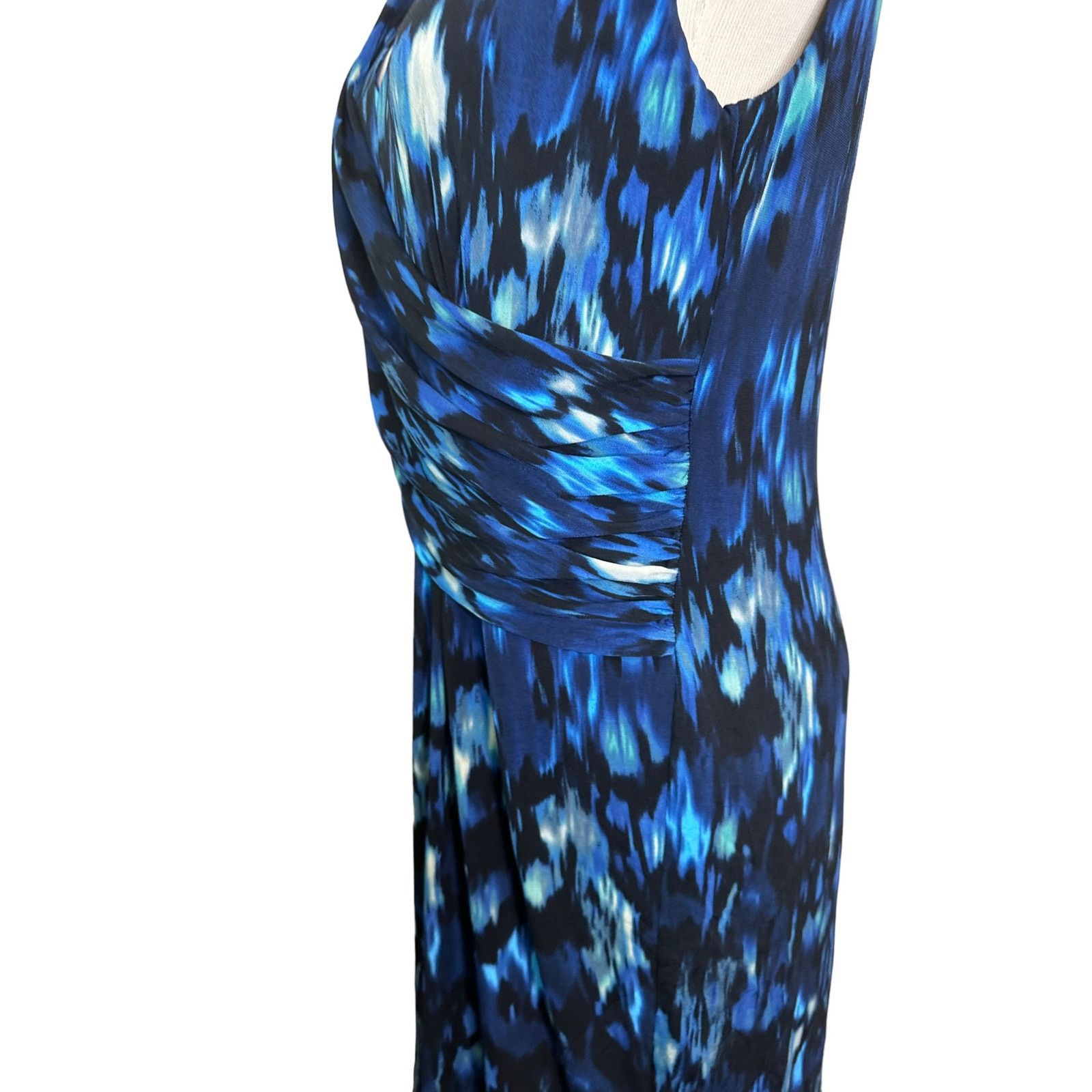 Donna Morgan Donna Morgan blue print sleeveless sheath dress size 4 Size S / US 4 / IT 40 - 8 Thumbnail