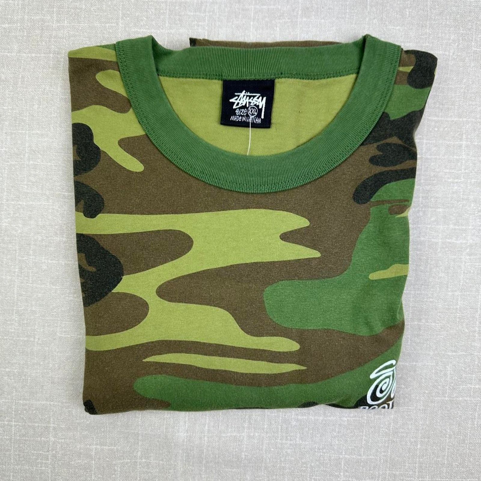 Stussy Stussy "Pool Service" Camo T Shirt Men XXL Size US XXL / EU 58 / 5 - 3 Thumbnail