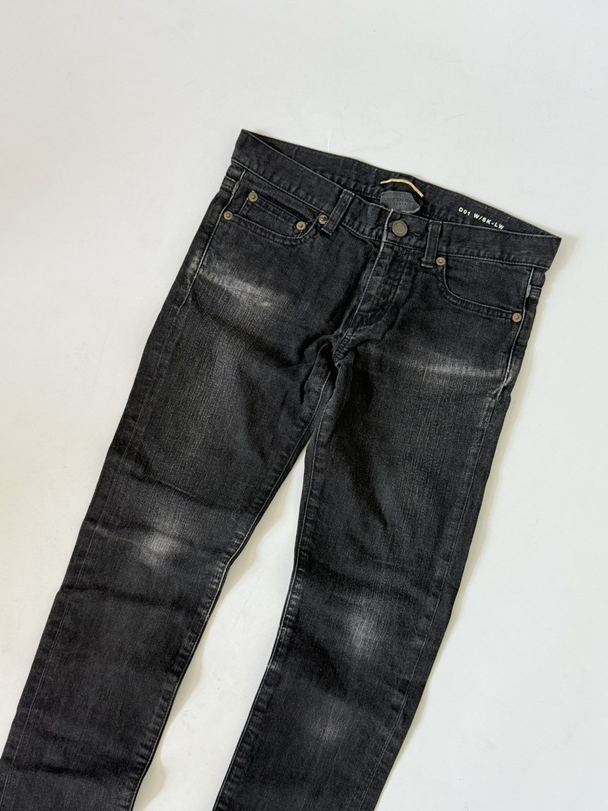 Saint Laurent Paris Saint Laurent Black Skinny Jeans Size US 26 / EU 42 - 4 Thumbnail