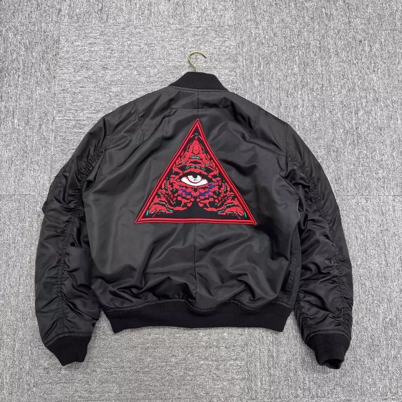 Givenchy Givenchy Size50 Devil Eye Cotton Fleece Jacket Size US M / EU 48-50 / 2 - 2 Thumbnail