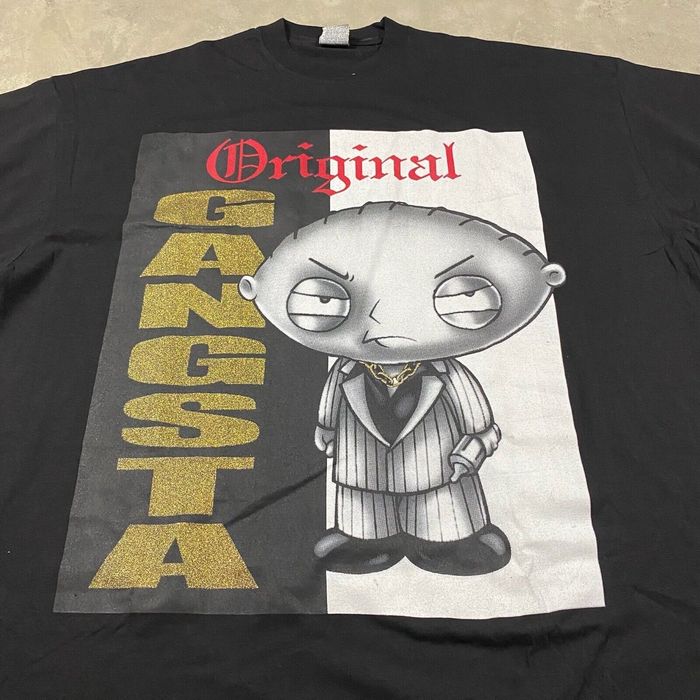 Vintage Y2K VTG STEWIE GRIFFIN Family Guy Original Gangsta 4XL Scarface ...