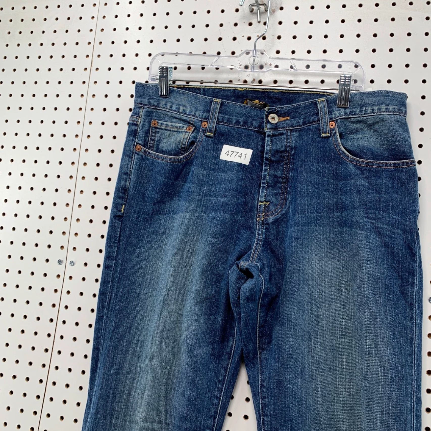 Lucky Brand VINTAGE Lucky Brand Denim Jeans Mens 34 Blue Miners Slim Fit Gene Montesano Jeans Mens 34 Blue Slim Bootcut Size US 34 / EU 50 - 6 Thumbnail