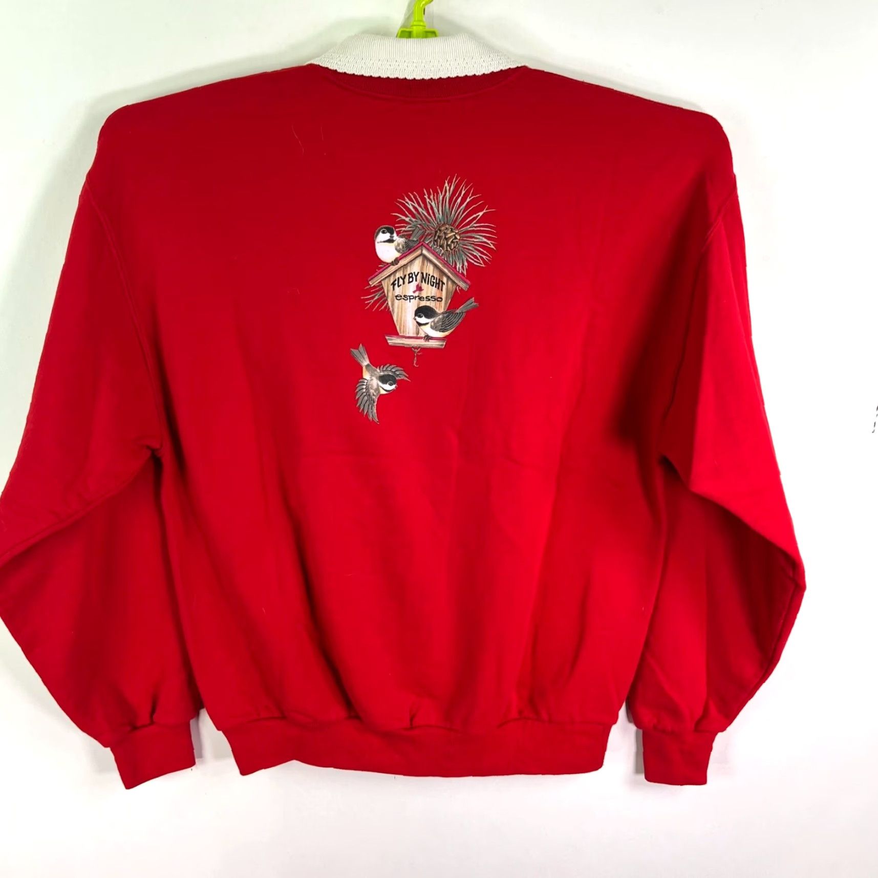 Vintage VINTAGE Morning Star Sweater Shirt Womens L Red Size L / US 10 / IT 46 - 7 Thumbnail