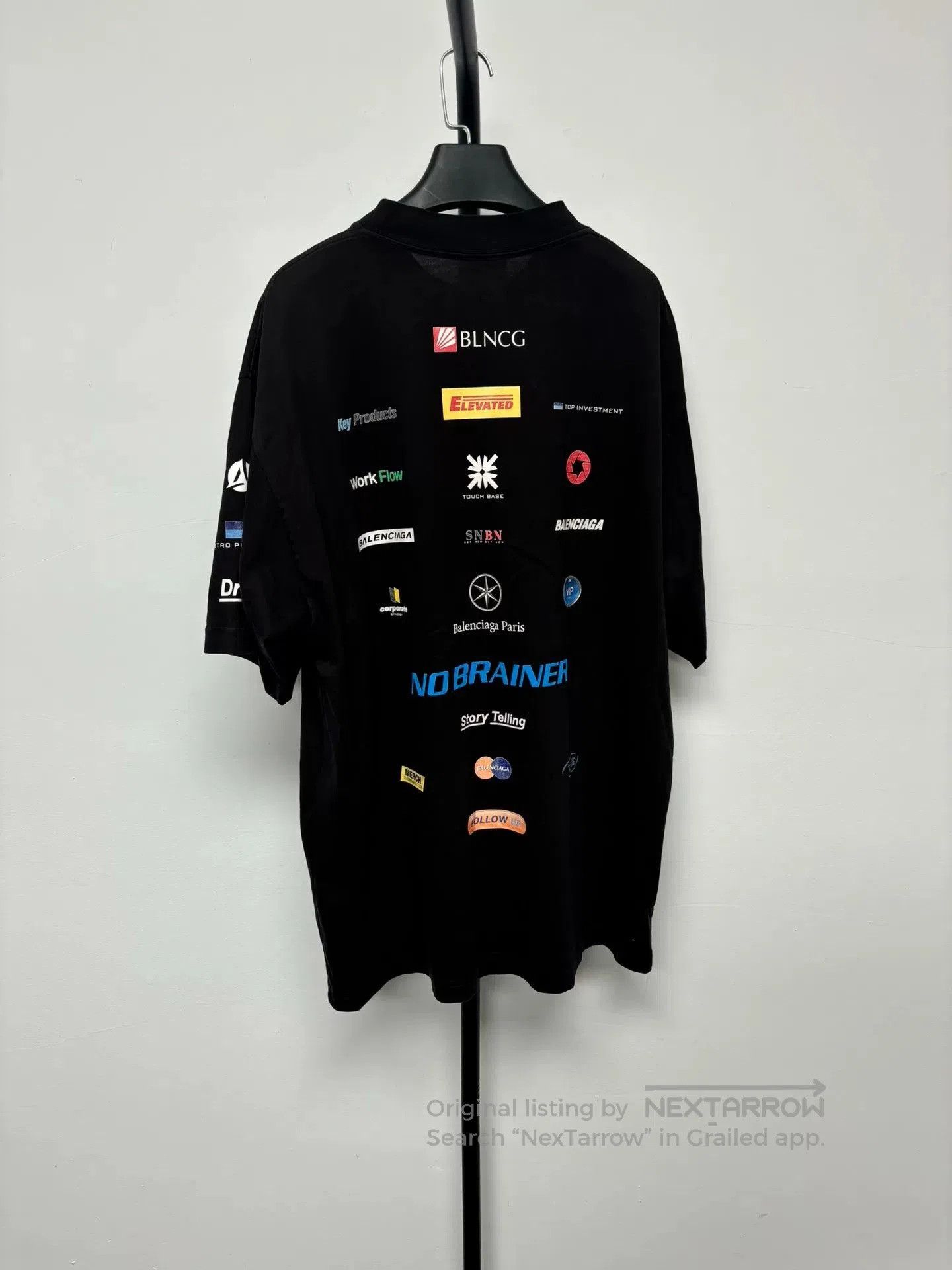 Balenciaga Balenciaga 25SS Racing Logo Short Sleeve. Size US M / EU 48-50 / 2 - 2 Thumbnail