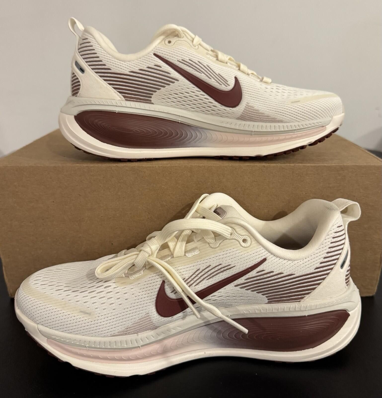 Nike Size 6.5 - Nike Vomero 18 Pale Ivory Red Sepia W Size US 6.5 / IT 36.5 - 4 Thumbnail