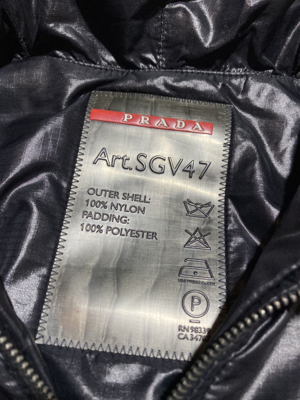 Prada Vintage Prada Sport SGV47 Jacket Black Tab Techwear Archive Size US S / EU 44-46 / 1 - 8 Thumbnail