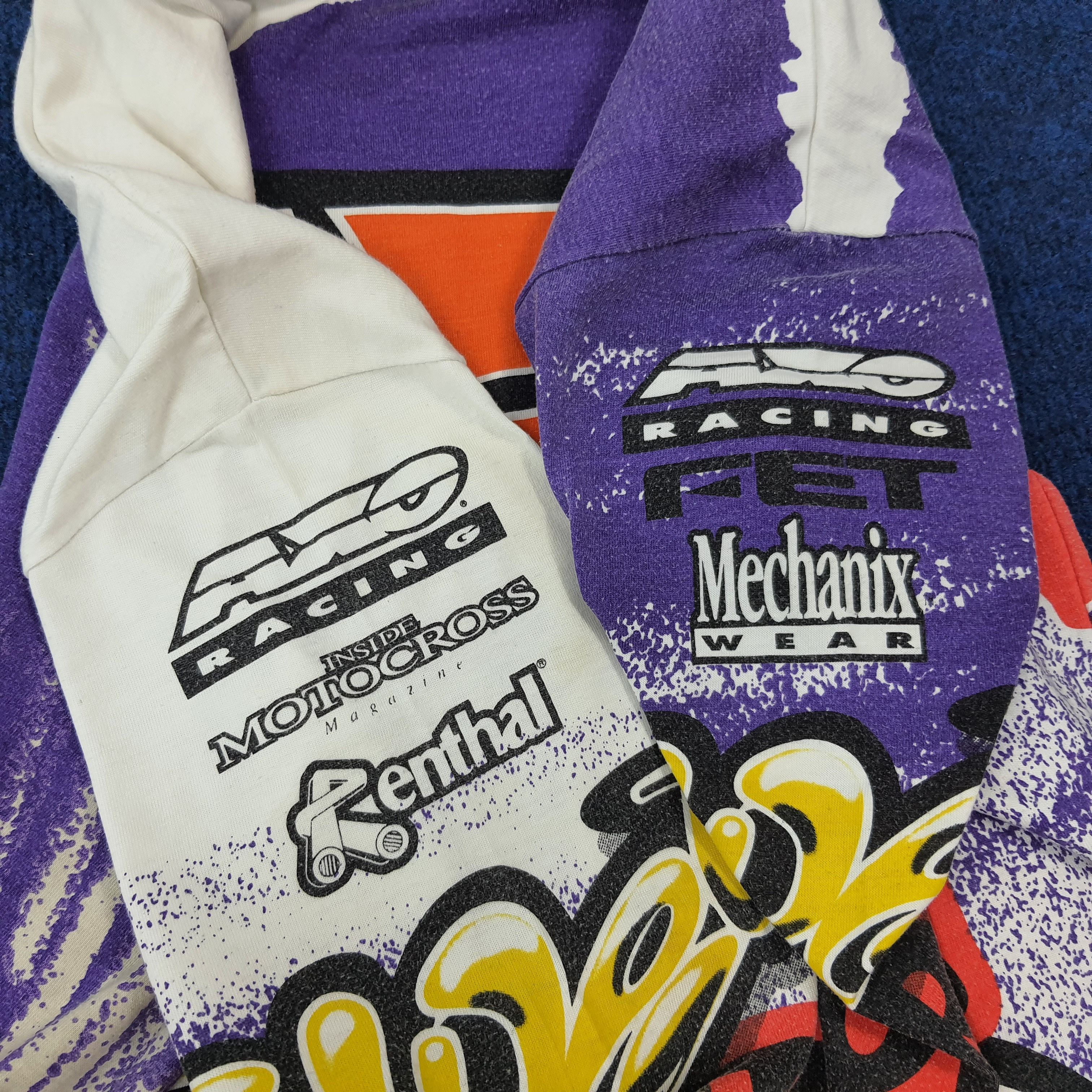 Vintage Vintage 90s AXO Power Sports Racing Dyemax Shirt C276N78 Size US M / EU 48-50 / 2 - 8 Thumbnail