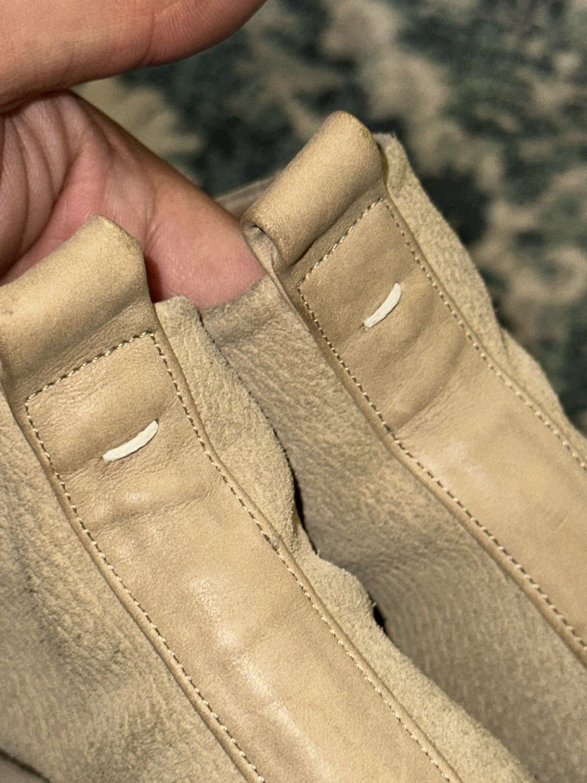 Maison Margiela Maison Martin Margiela Beige Leather and Suede Ankle Boots Size US 6 / IT 36 - 17 Thumbnail