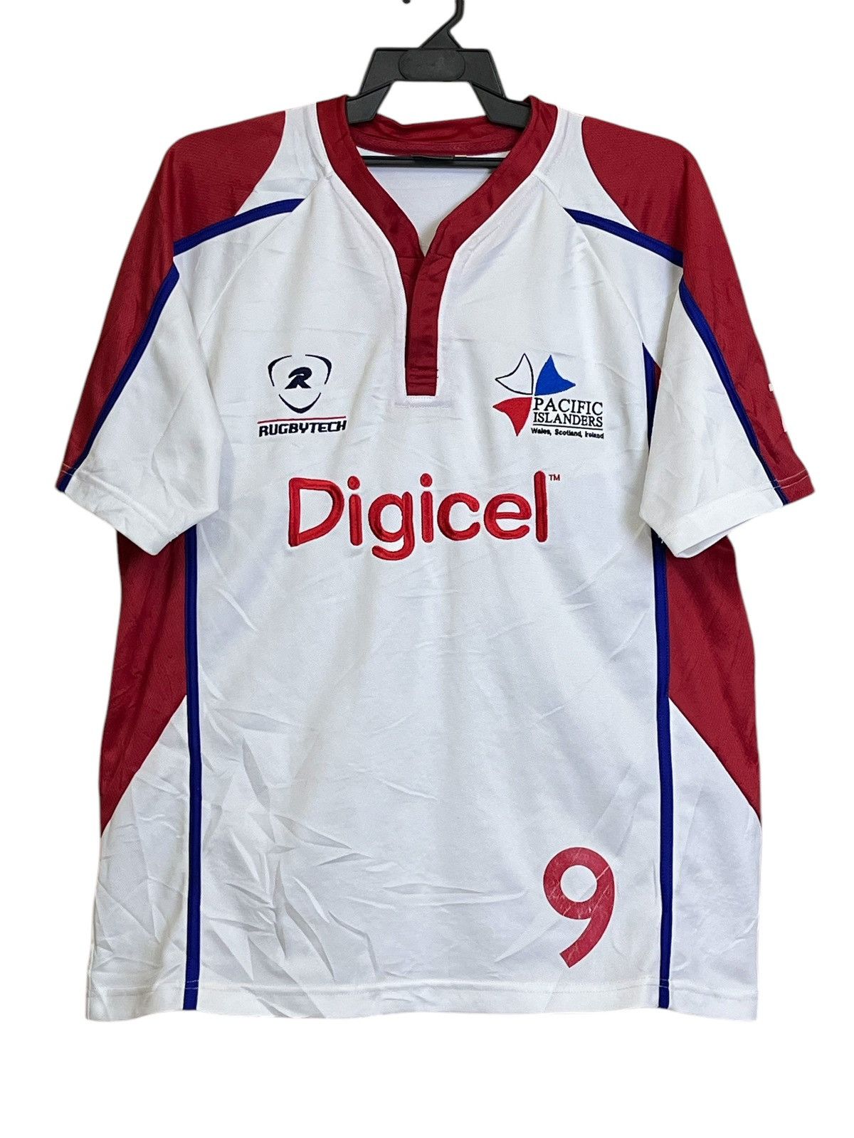 Canterbury of New Zealand VINTAGE Y2K PACIFIC ISLANDERS RUGBY UNION 2006 #9 JERSEY Size US XL / EU 56 / 4 - 1 Thumbnail