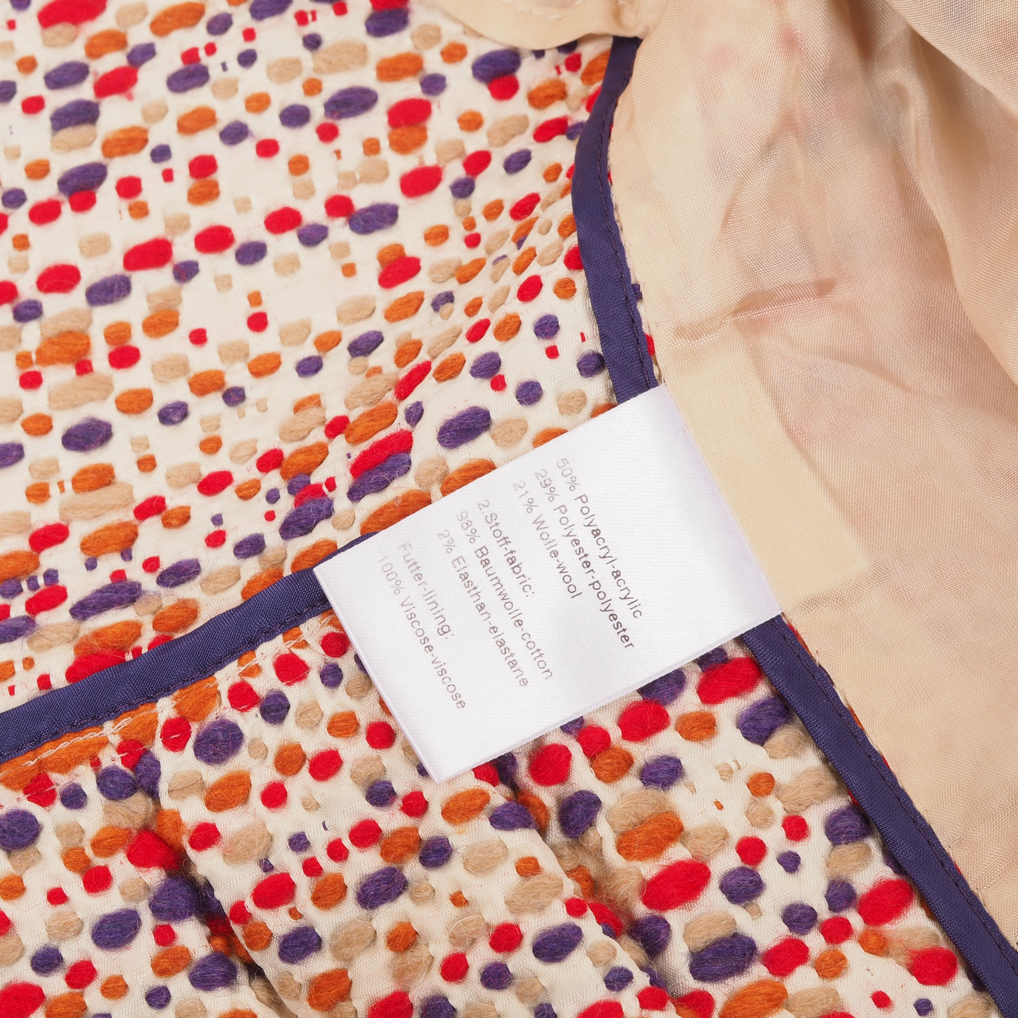 Akris Akris Multicolor Boucle Cropped Designer Blazer Jacket Size M / US 6-8 / IT 42-44 - 8 Thumbnail