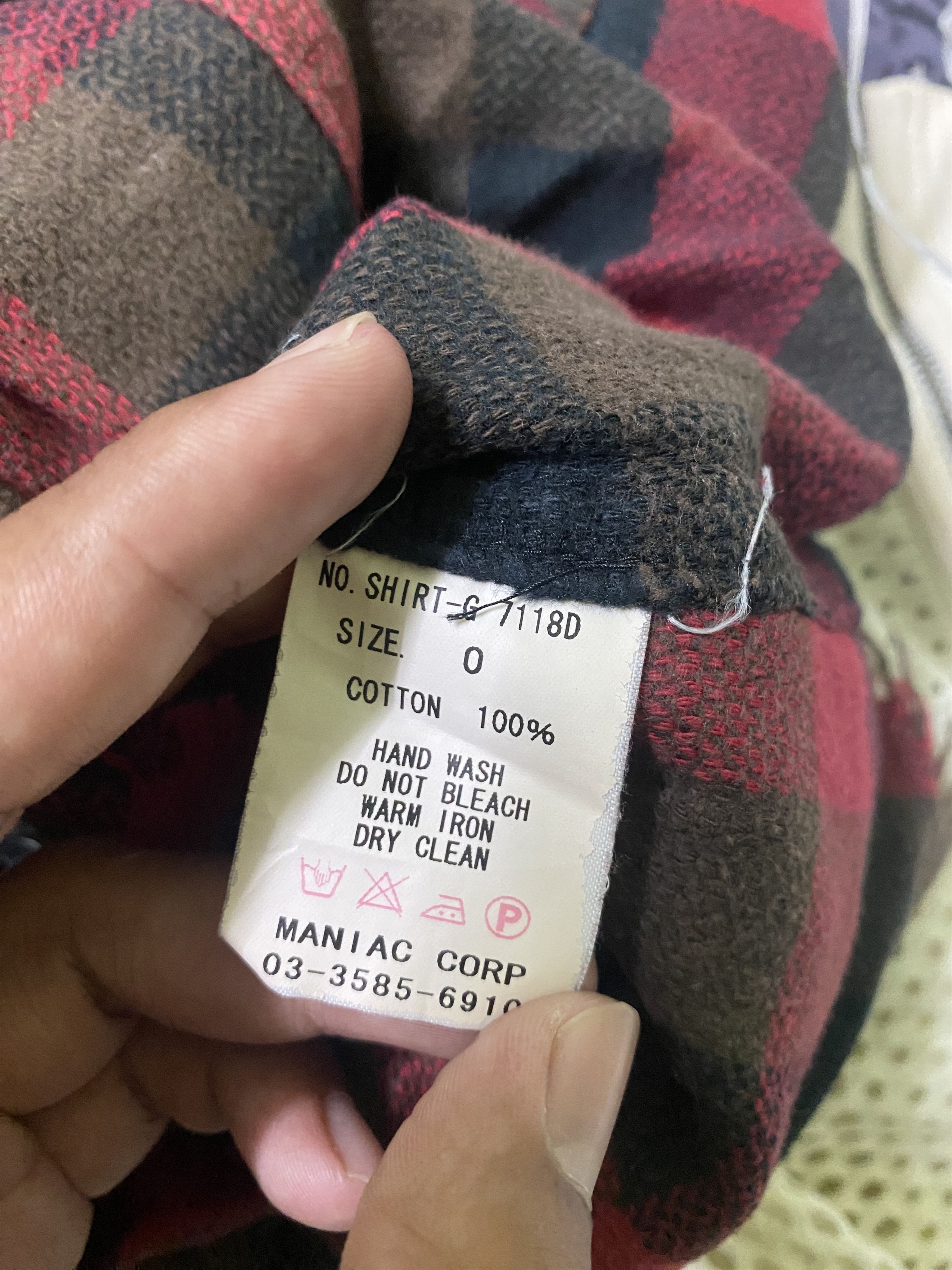 Le Grande Bleu (L.G.B.) checked flannel Size XS / US 0-2 / IT 36-38 - 8 Thumbnail