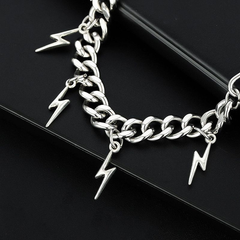 Jewelry Punk Bracelet Y2K Punk Chain Gotch Bracelets Chains Size ONE SIZE - 2 Thumbnail