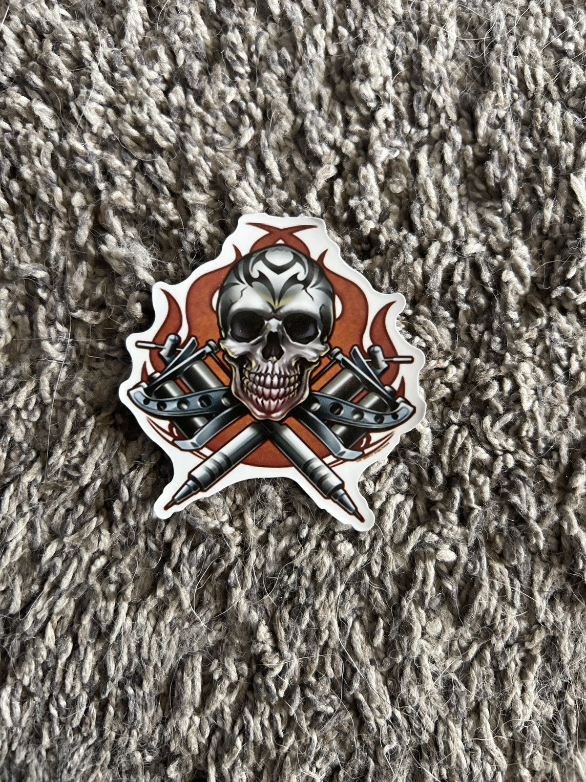 Hypebeast Tattoo Skull Sticker Size ONE SIZE - 1 Thumbnail
