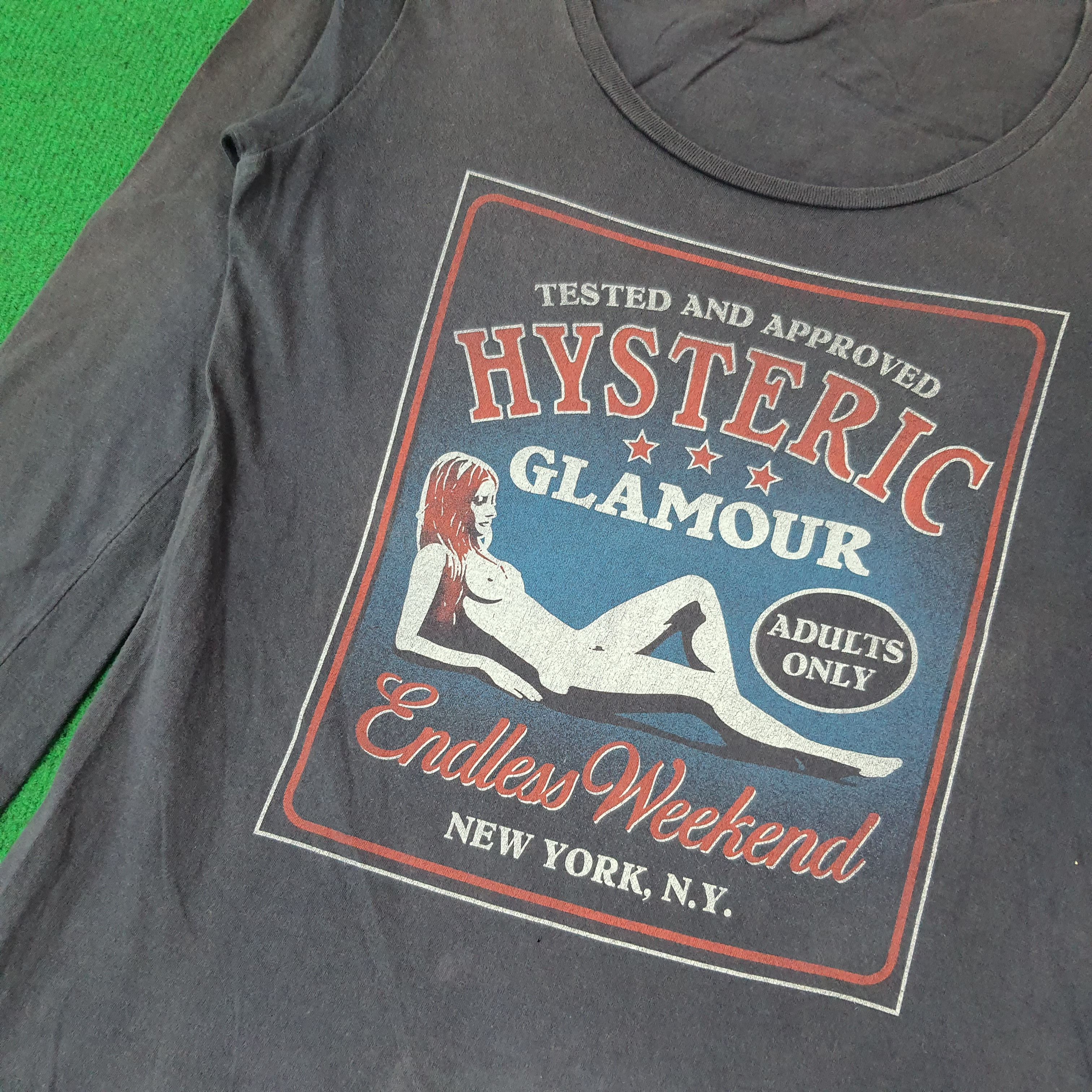 Hysteric Glamour Vintage Hysteric Glamour Japan Long Sleeve Tshirt C223N23 Size S / US 4 / IT 40 - 2 Thumbnail