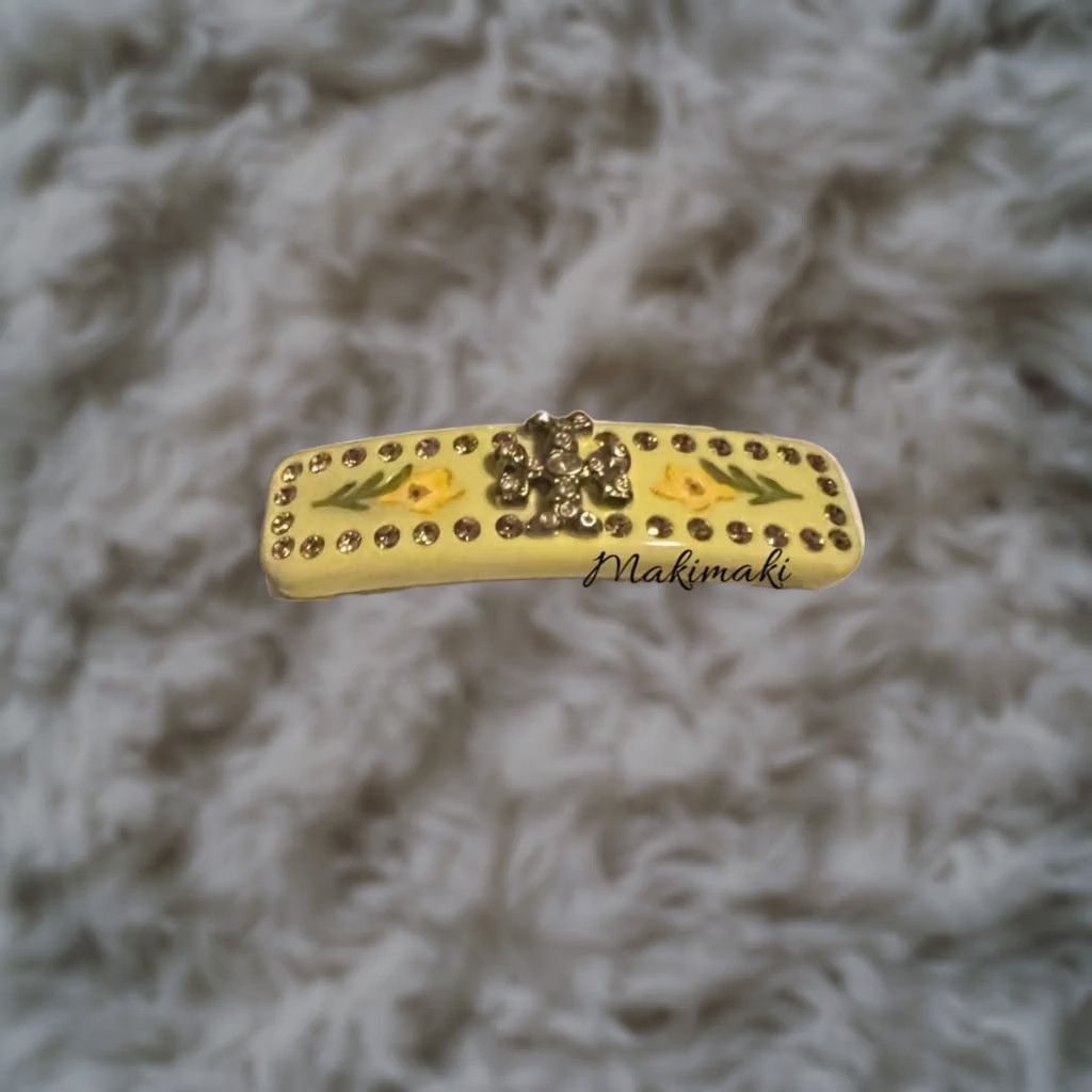 Tory Burch Tory Burch Women Hair Accessory Logo Mark Sparkling Designer Size ONE SIZE - 1 Thumbnail