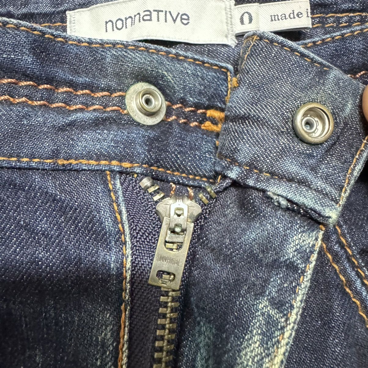 Number (N)ine Nonnative Honeycomb Distressed Denim Skinny Jeans Size US 30 / EU 46 - 18 Thumbnail