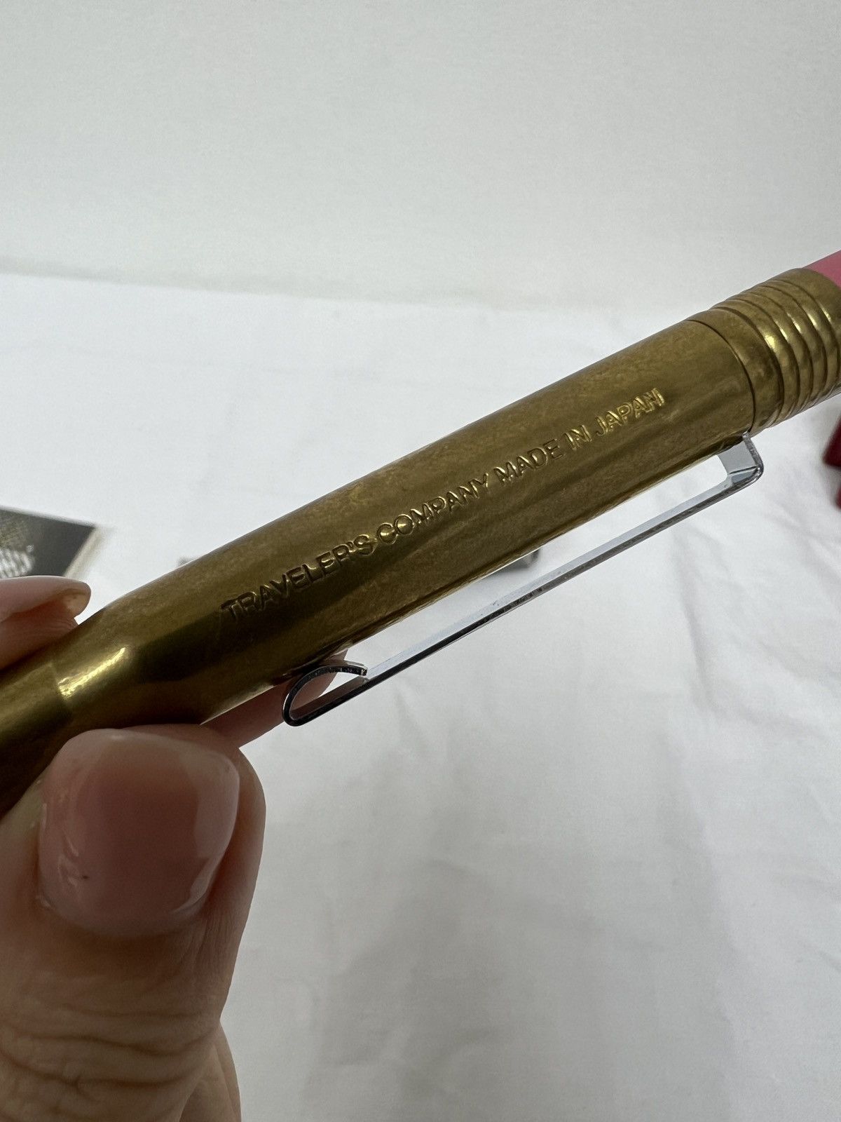 Prada 🔺Prada x Traveler Brass Pencil tie clip pin shirt pen Size ONE SIZE - 4 Thumbnail