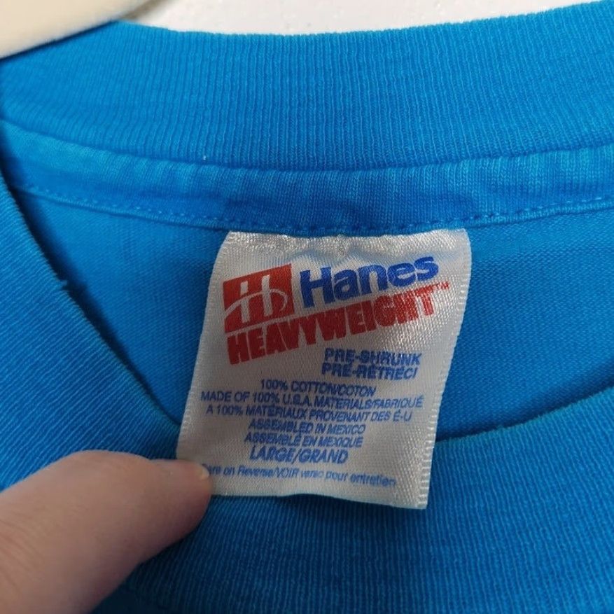 Hanes VINTAGE Hanes Blue Double Sided Surf Surfer Art Shirt Gecko Hawaii Large L Unisex Adults Toys? Size US L / EU 52-54 / 3 - 6 Thumbnail