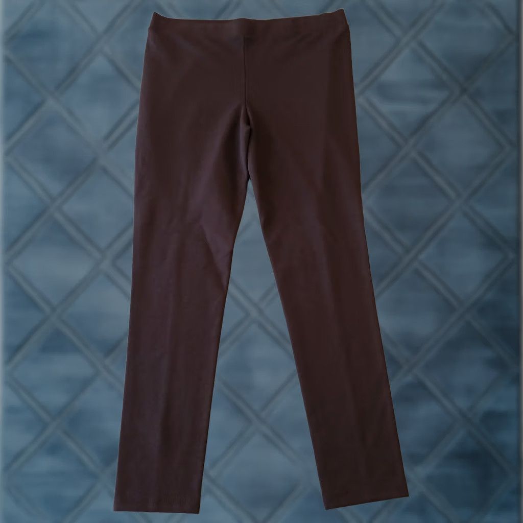 Vintage Philosophy Legging Ankle Pants Womens Large Brown Pull On Skinny Stretch New Size 36" / US 14 / IT 50 - 1 Thumbnail