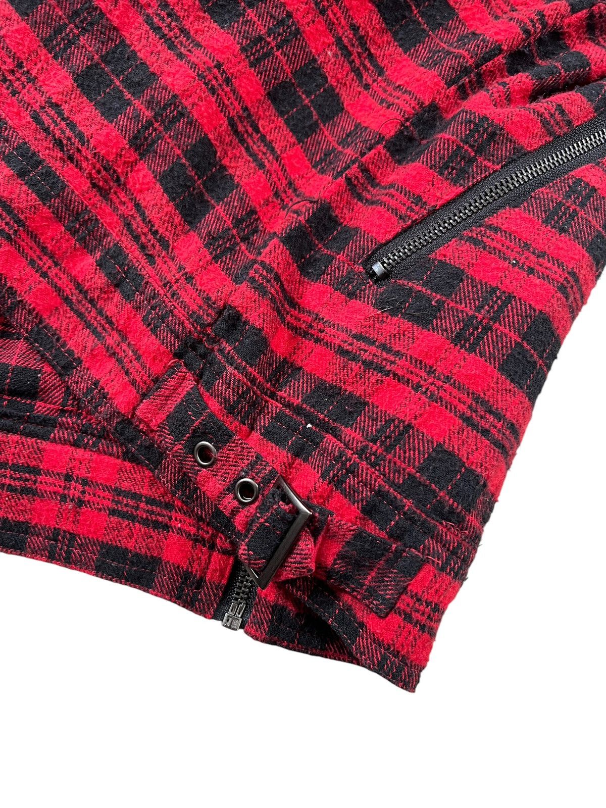 If Six Was Nine × In The Attic × Seditionaries In The Attic Homme Tartan Double Collar Zipper Jacket Size US M / EU 48-50 / 2 - 7 Thumbnail