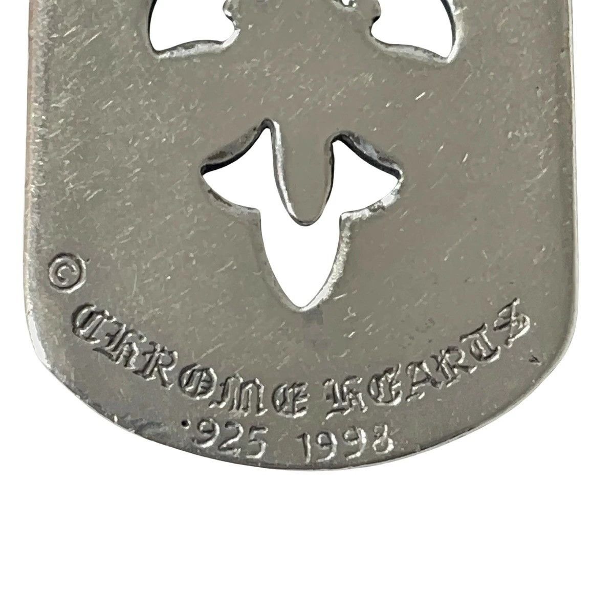 Chrome Hearts CHROME HEARTS LARGE CUT OUT FLEUR DAGGER DOG TAG Size ONE SIZE - 6 Thumbnail