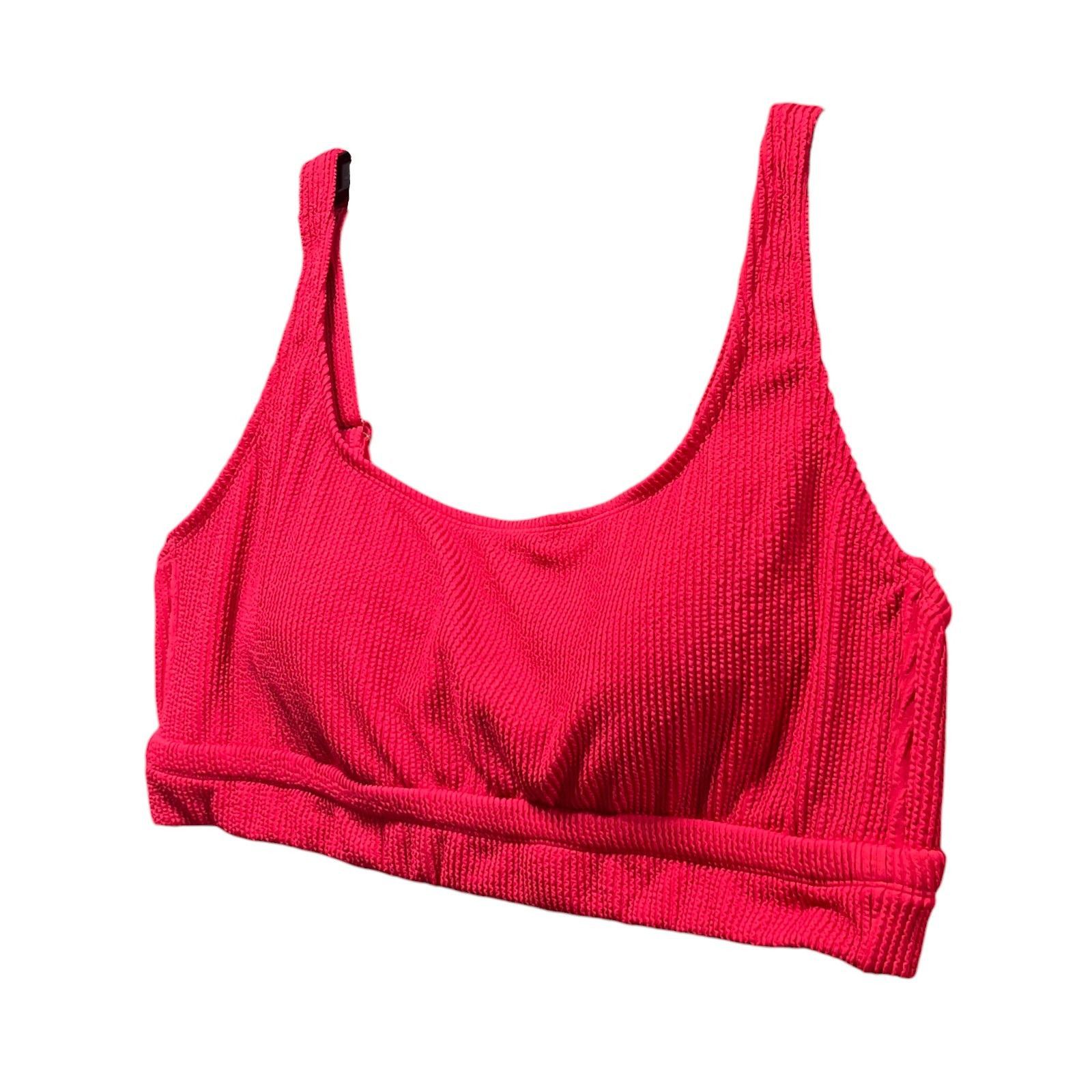 Other Kona Sol - Women's Pucker Scoop Neck Longline Bikini Top - B Size ONE SIZE - 13 Thumbnail