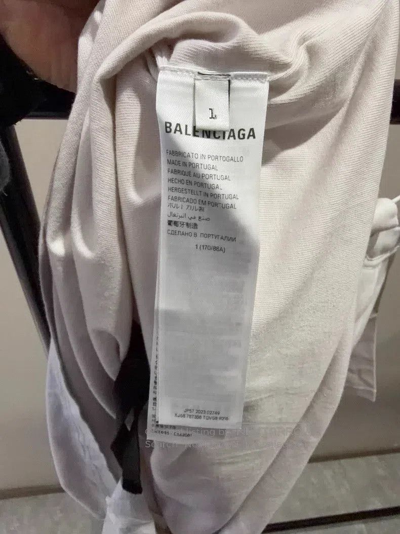 Balenciaga Balenciaga White T-Shirt Size US S / EU 44-46 / 1 - 4 Thumbnail