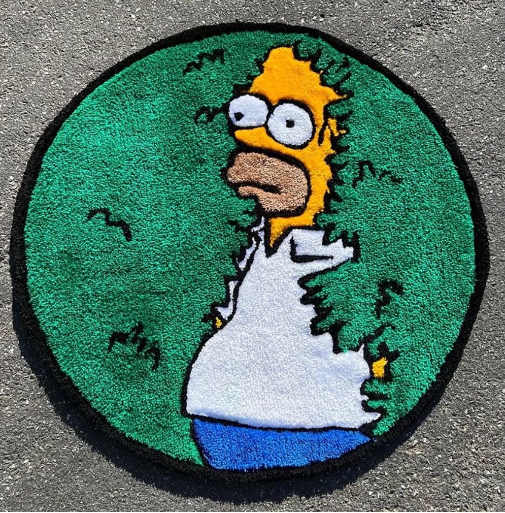 Handmade Homer Meme Rug Size ONE SIZE - 1 Thumbnail