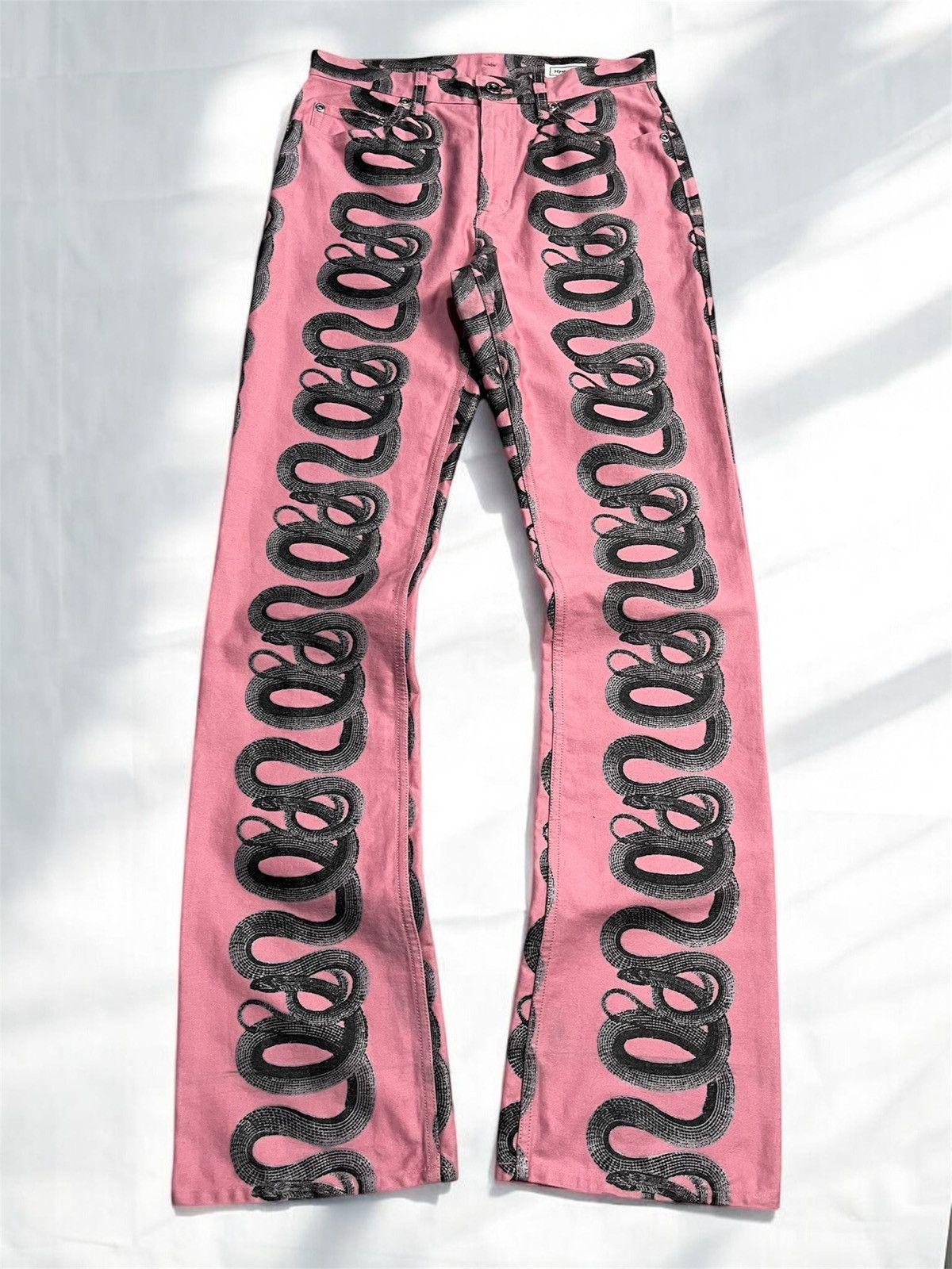Hysteric Glamour Archive Hysteric Glamour Snake Print Jeans Size US 27 - 1 Thumbnail