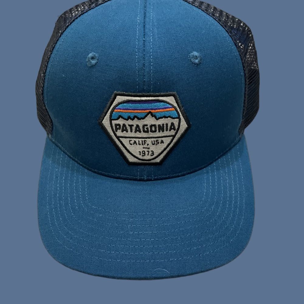 Patagonia Patagonia Unisex Trucker Hat Snapback Baseball Cap Teal Size ONE SIZE - 1 Thumbnail