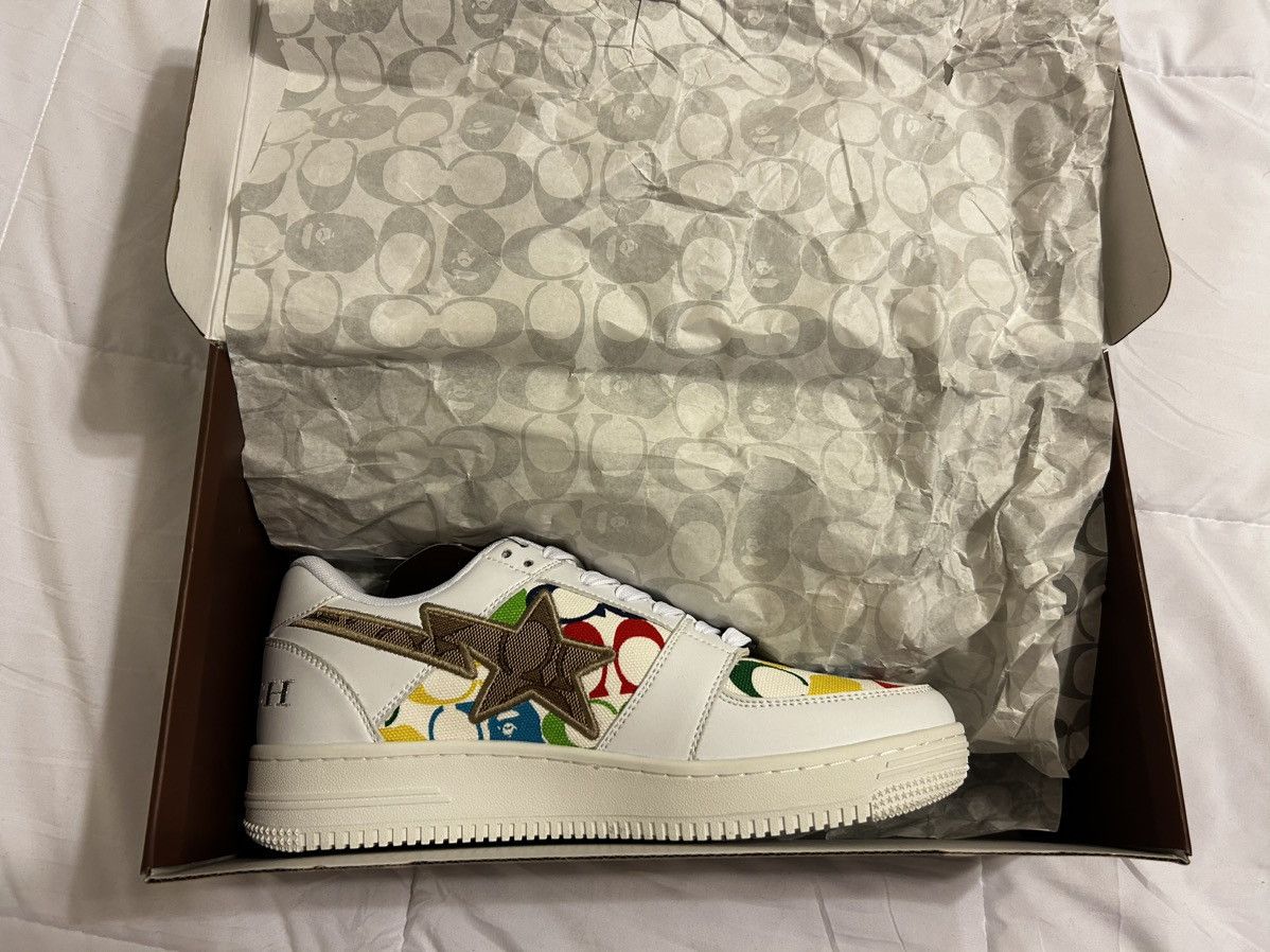 Bape × Coach Multicolor Coach Bapestas SZ 10 DS Never Worn w/ Box Size US 10 / EU 43 - 3 Thumbnail
