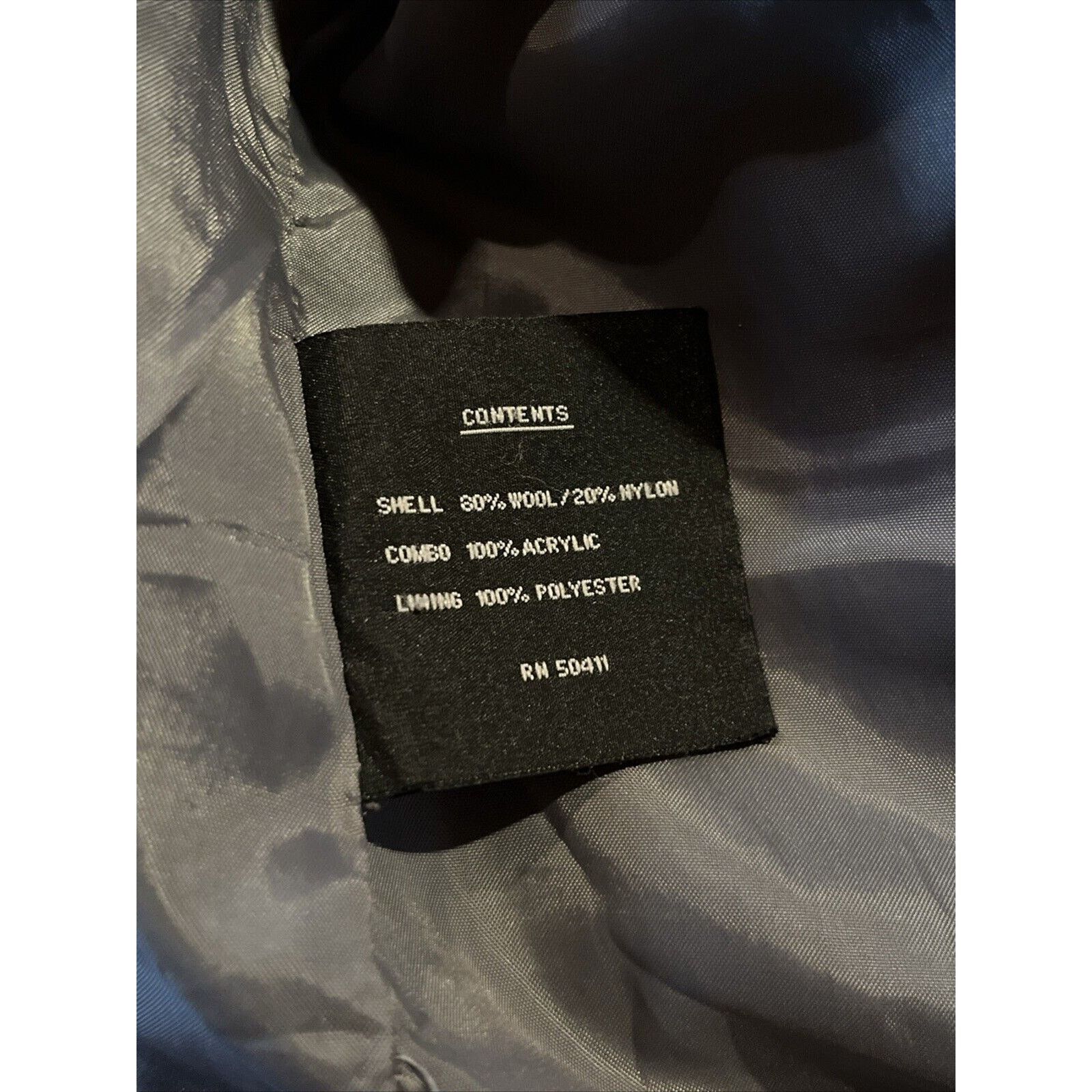 Other Fleet Street Ltd Wool Blend Hooded Coat Jacket Medium Gray Size M / US 6-8 / IT 42-44 - 13 Thumbnail