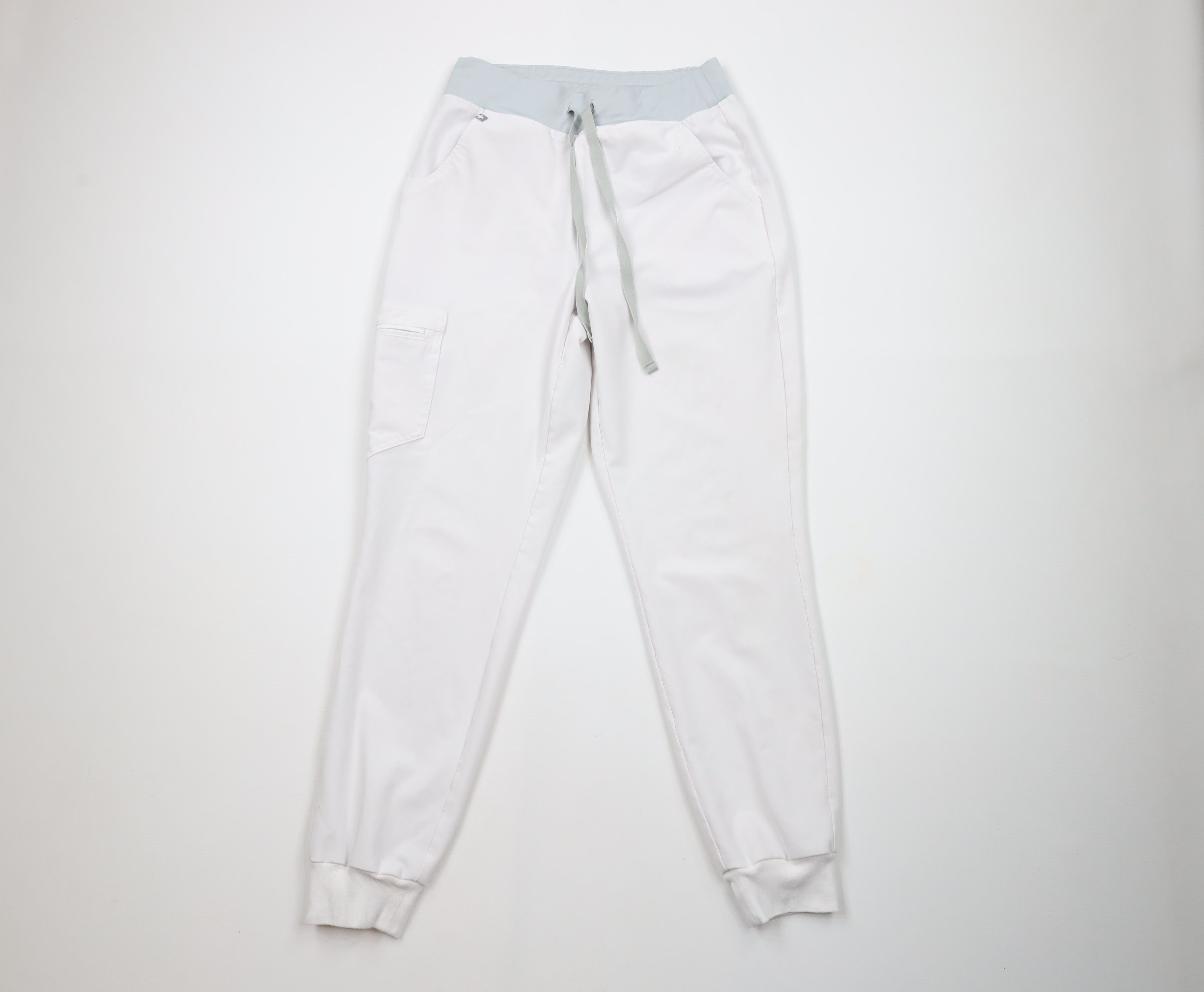 Vintage Figs Technical Collection Nurse Scrubs Joggers Pants White Size 25" / US 0 / IT 36 - 1 Thumbnail