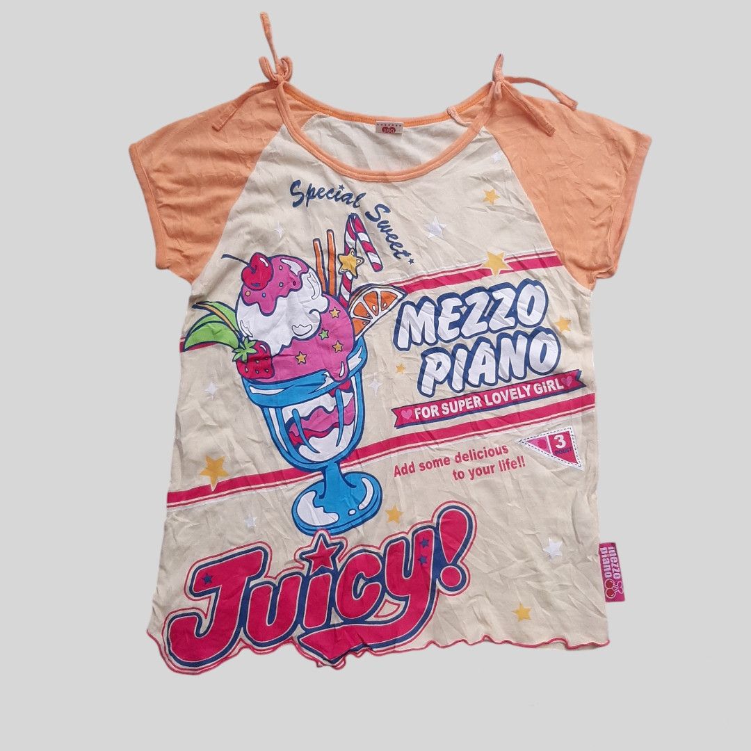 Angel Blue × Hysteric Glamour Mezzo piano juicy ice cream crop tops shirt Size XS / US 0-2 / IT 36-38 - 1 Thumbnail