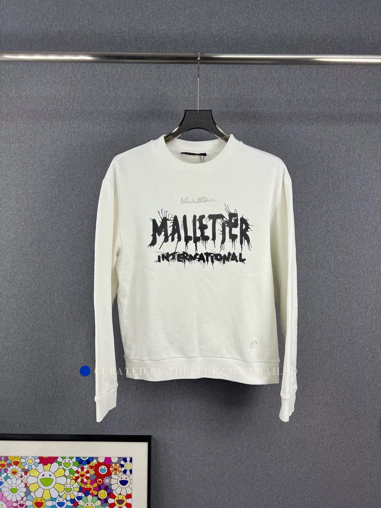 Louis Vuitton LV Letter Printed Long Sleeve Sweatshirt Size US M / EU 48-50 / 2 - 1 Thumbnail