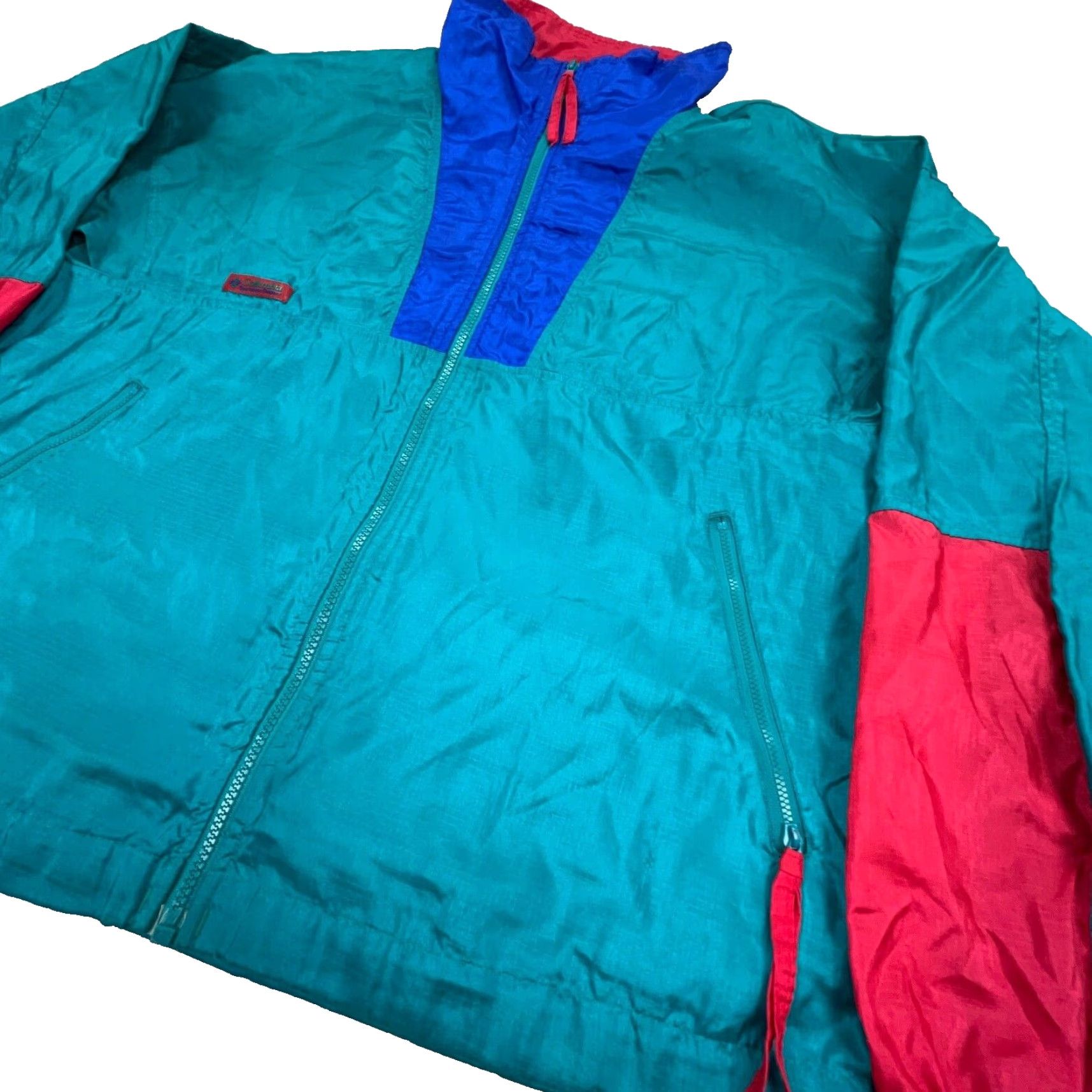 Vintage Vintage Columbia Jacket Men Medium Blue Green Windbreaker Teal 90s Packable Columbia Windbreaker Jacket Mens Medium Green Plaid 90s Outdoor Size US M / EU 48-50 / 2 - 5 Thumbnail