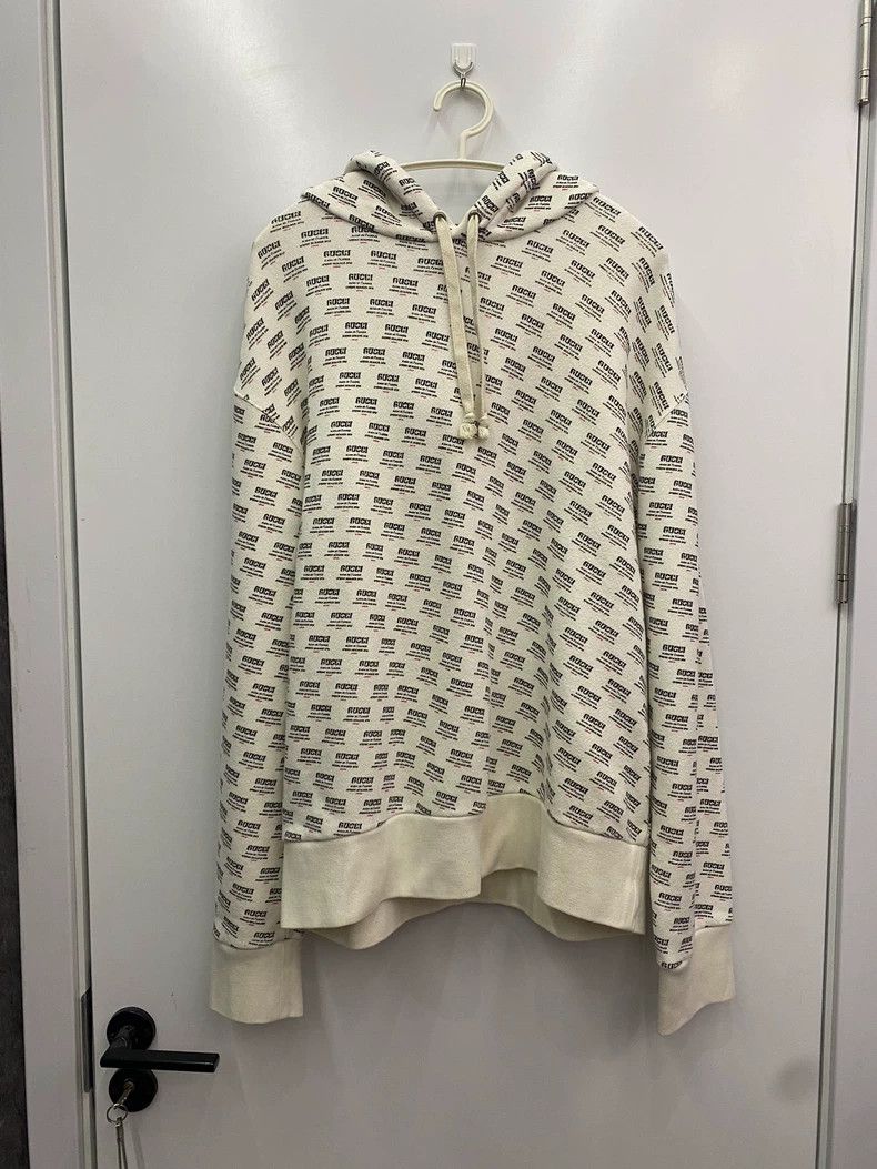 Gucci Gucci Full-print hooded sweatshirt 2502-Nextarrow Size US M / EU 48-50 / 2 - 1 Thumbnail