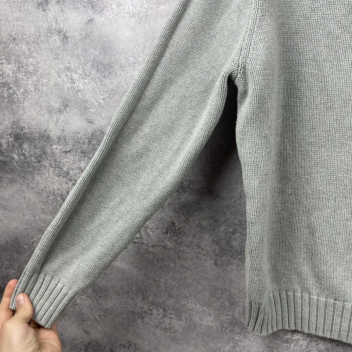 Polo Ralph Lauren Vintage Polo Ralph Lauren Sweater Gray Knit Cotton Size US M / EU 48-50 / 2 - 19 Thumbnail