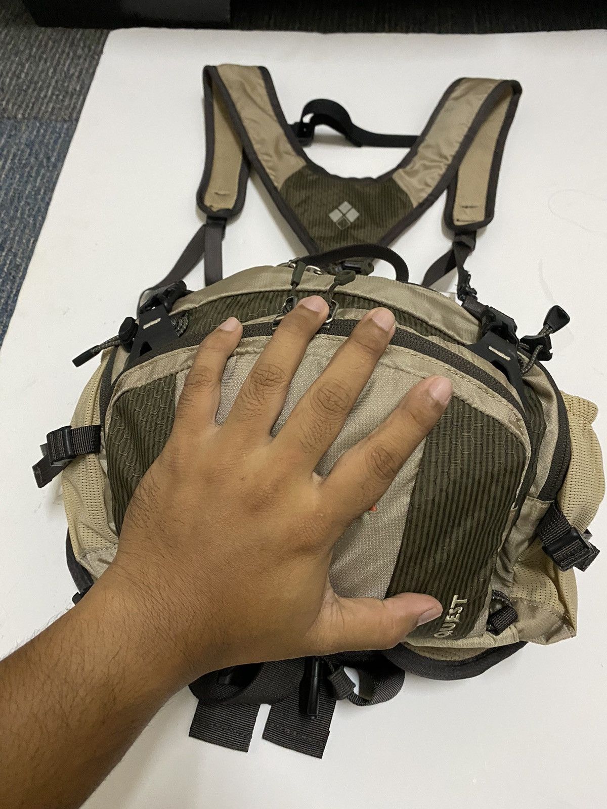 Japanese Brand × Montbell MONTBELL Quest Lumbar Waist Pouchbag Hiking Outdoor Bagpack Size ONE SIZE - 2 Thumbnail